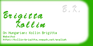 brigitta kollin business card